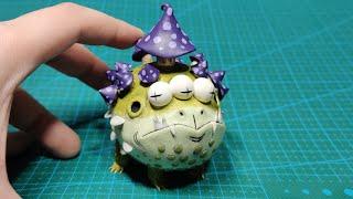 Sculpting Don't Starve Toadstool - Polymer Clay (Fimo) Tutorial