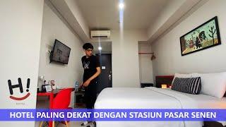 Review Kamar Hi Hotel Senen, Hotel Paling Dekat Dengan Stasiun Pasar Senen by Ngapak Vlog