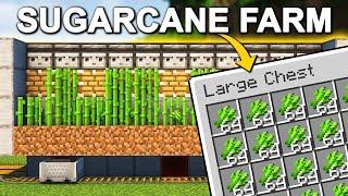 Automatic SUGARCANE Farm in Minecraft 1.20 (Tutorial)