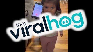 Little Girls Scripted Phone Call with Police for Misbehaving || ViralHog