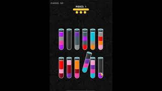 Color Water Sort 3D level 125 | Gameplay Mobile Games