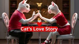 Cat's Love Story   simon's cat | Catlovers #cat #catlover #catlovestory