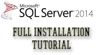 MS SQL Server 2014 Express Full Installation Tutorial