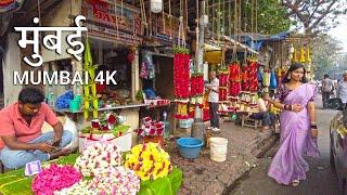 MUMBAI Dadar & Matunga Walking Tour  - India Walking Tour 4K (UHD)