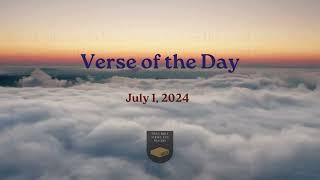 Verse of the Day - July 1, 2024