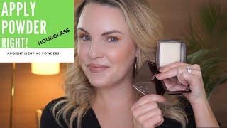 MY HOLY GRAIL POWDER & HOW TO USE IT PROPERLY || Hourglass Powder