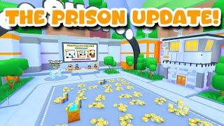 PRISON Update in Pet Simulator 99?!GRINDING & GIVEAWAYS Roblox LIVE #shorts