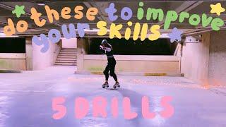 5 Drills to Improve at Roller Skating! * Buildable *