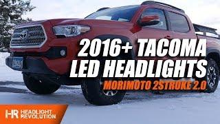 2016+ Toyota Tacoma LED Bulb Install - Morimoto 2Stroke 2.0 | Headlight Revolution