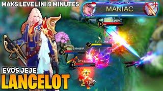 MANIAC! Lancelot Fast Hand [ Former Top 1 Global Lancelot ] By Evos Jeje. - Mobile Legend