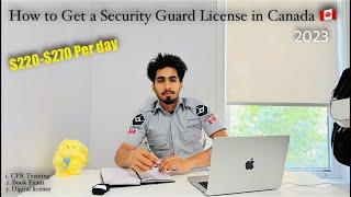 How to Get a Security Guard License in Canada  - Step-by-Step Guide [2023] Guri Canadian Vlogs