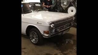 Волга газ 24 лоурайдер #car#volga#russiancars#lowrider#russia