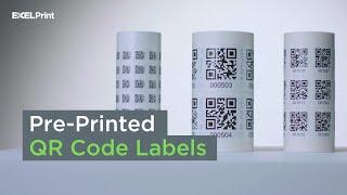 Pre-Printed QR Code Labels