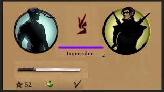shadow fight 2 | shadow vs dandy  ninja sword only