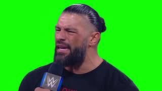 Roman Reigns "a great day, I'm breathing, I'm healthy" green screen