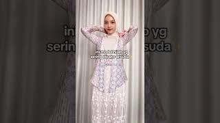 TUTORIAL SIMPLE HIJAB STYLE KEBAYA #hijab #cantikcover #jilbab