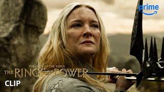 Galadriel Battles Sauron | The Lord of The Rings: The Rings of Power | Prime Video