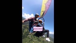 Paragliding In Kathmandu #nepal #kathmandu #paragliding #shorts #youtube #travel #fly #glider #fyp