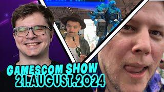 Gamescom 2024 Tag 1  Live von der Samsung-Bühne  IRL-Stream durch die Hallen