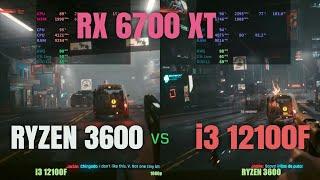 i3 12100f vs Ryzen 5 3600 6700xt in 2024