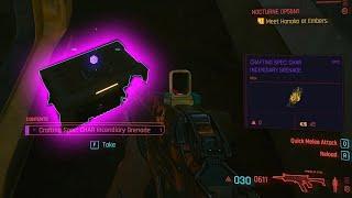 Free CHAR INCENDIARY GRENADE Epic Crafting Blueprint Location in Cyberpunk 2077