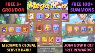 MEGAMON GLOBAL GIFT CODE GACHA FREE S+ GROUDON BARU CODES POCKET INCOMING| MEGAMON GIFT CODE FREE S+