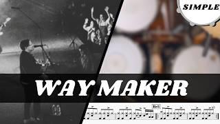 Simple Drums for Way Maker by Leeland