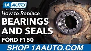 How To Replace Rear Axle Seals and Bearings 98-13 Ford F150 Truck