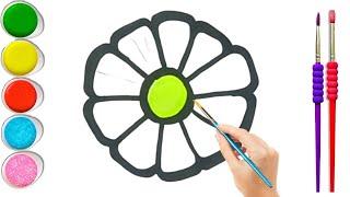 How to Draw a Flower || Easy Step by Step