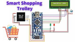 DIY Smart Shopping Cart | Automated Shopping Cart with Add/Delete ITEMS