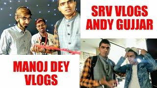 MANOJ DEY VLOGS ANDY GUJJAR SRV VLOGS को किया सम्मानित YouTube fanfest creator camp Delhi 2019