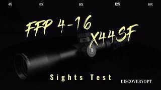 Discovery scope FFP 4 16X44SF Test #hunting #hunterxhunter #airgun #scopes #rifle