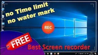 best free screen recorder without watermark no logo no time limit