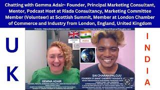 Chatting with Gemma Adair- Founder, Principal Marketing Consultant,Podcast Host at Riada Consultancy