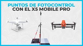 Descubre el X5 Mobile PRO en acción: Levantamiento de Coordenadas de Puntos de Fotocontrol en RTK