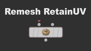 Houdini | Remesh RetainUV (free hda)