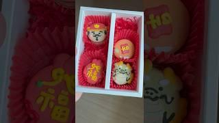 Happy Chinese new year🪭 #cute #presents #cookies #yummy