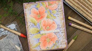 Watercolor Made EASY with Distress Watercolor Pencils! | Scrapbook.com