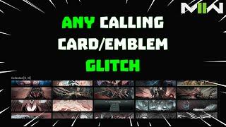 ANY CALLING CARD/EMBLEM (Unlock All) Glitch - Modern Warfare II