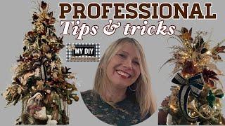 HOW TO DECORATE A CHRISTMAS TREE LIKE A PROFESSIONAL | BUDGET FRIENDLY TIPS & TRICKS | ELEGANT TREE