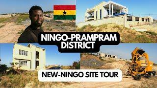 I TOURED A SITE IN NEW-NINGO IN THE NINGO-PRAMPRAM DISTRICT - ACCRA-GHANA || Kamma Dyn