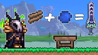 Terraria Master Mode, But Recipes Are RANDOM...