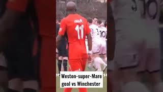 Weston-super-Mare winning goal vs Winchester City - 11.3.23 #nonleaguematchday