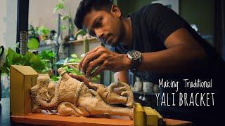 How to Make Traditional Yali Bracket using Cardboard and Clay #thekraftco