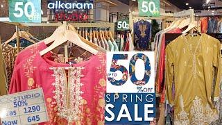 Alkaram Studio Sale flat 50% Off || alkaram studio spring sale 2022