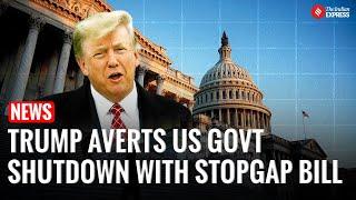 Trump Dodges Govt Shutdown As US House Passed Stopgap Bill! | Republicans | Democrats