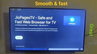 JioPages in MI TV | Smoothest Browser for MI TV | Fast Browser | MI TV