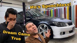 Wrap ANY Car Using 5x60 Feet FULL GUIDE | SUCH A GREAT COLOR HE’S SPEECHLESS, Lexus IS300