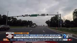 Hanover Street Bridges finally pothole free