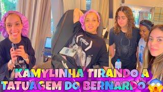 KAMYLINHA VAI APAGAR AGORA A TATTOO QUE FEZ PRO BERNARDO  KETLYN VAI FAZER SUA PRIMEIRA TATTOO 